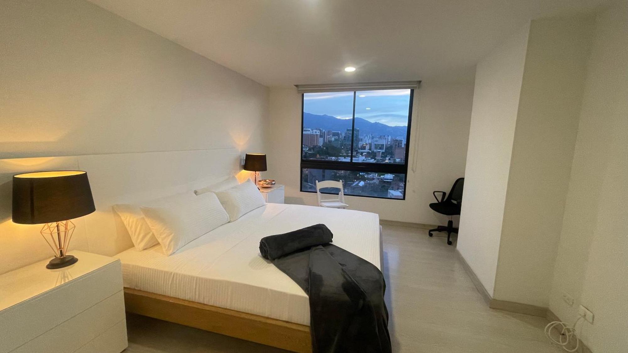 Apartmán Minimalist Design With Amazing View In Poblado Medellín Exteriér fotografie